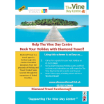 Book your holiday and help the homeless with The Vine Centre
