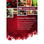 Celebrate Christmas 2015 with THE Chinese Buffet, Bolton