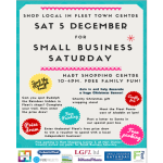 Small Business Saturday is on Saturday 5 December this year
