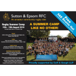 Cuff and Gough proudly support local Rugby Club's Summer Camp! @CuffandGoughLLP #Epsom