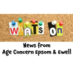 What's going on at Age Concern Epsom and Ewell @AgeConcernEpsom