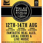 Sponsorship slots available for The Last Drop Real Ale and Cider Festival!