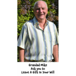 Grandad Mike supports charity appeal for people to leave a gift in their Will @Childrens_Trust