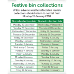 Christmas Bin Collection
