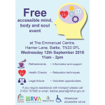 FREE Accessible Mind, Body & Soul Event!