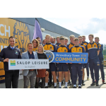 Salop Leisure renews support for Shrewsbury Town in the Community