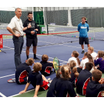 Budgen Motors tennis day for local schools proves a hit with youngsters at The Shrewsbury Club