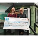 Caravan and motorhome show customers raise £620 for local cancer charity