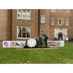 Installation at Hertford Castle to Commemorate Remembrance Sunday