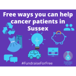 Free ways you can help cancer patients in Sussex