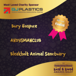 GJ Plastics Sponsor of Most Loved Charity in Bury: Local & Loved Awards 2023
