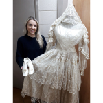 126-year-old wedding dress tells a Victorian love story laced with tragedy
