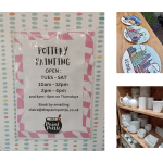 Where can I find pottery painting classes in Leicestershire? Right here at The Paint Pottle!!