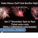 Bonfire Night Fun at Oake Manor Golf Club