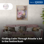 Finding Calm Through Roselle’s Art in the Festive Rush 