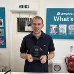 Hospice shop volunteer scoops award