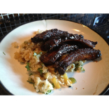A Lowestoft BBQ Recipe - Sticky Jerk Ribs with Pineapple Rice