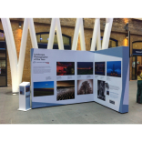 Hitchin Lavender - on view in Kings Cross Station