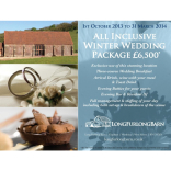 Winter Wedding Package… Amazing Value!