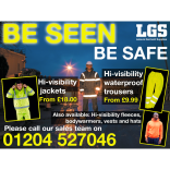 Be Seen and Be Safe As The Clocks Go Back With Leisure Garment Supplies