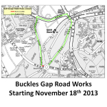Buckles Gap Epsom Downs Flooding – works to start 18th Nov – suggested diversions @epsomewellbc
