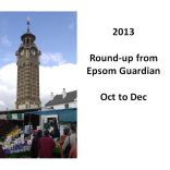 2013 Autumn in Epsom – round-up from Epsom Guardian - @epsomguardian