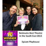 Netmums Award for Epsom Playhouse – Best Theatre in SE 2013 #epsomplayhouse