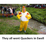 Over 1500 ducks went Quakers in Ewell #ewellvillage