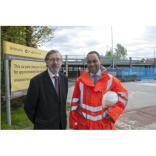 The re-opening of a park and ride facility in Whitefield.