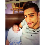 A big congratulations to Amir Khan and his wife on the birth of their baby girl! 