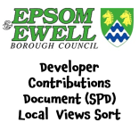 Epsom & Ewell Council consults on revisions to Developer Contributions document (SPD) local  views sort @epsomewellbc
