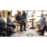 Windsor Castle is centre stage for yet another historic international meeting