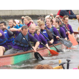 Synergy Dental's Dr Zuber Bagasi takes part in dragon boat race for charity