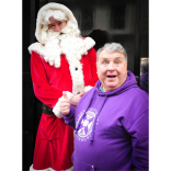 Russell Grant Guides Santa To Epsom 