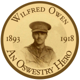 The Wilfred Owen Town Trail in Oswestry, Shropshire