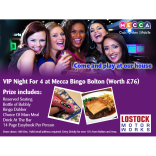 Win a VIP night at Mecca Bingo!