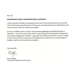 A fantastic review for The Riverside from Whitworth Town Council