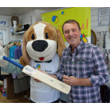 Tuffers at Children’s Trust Tadworth store for Superdraw Raffle @Childrens_trust