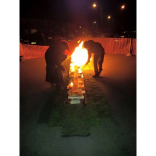 Thebestof Bolton members firewalk for BYPHS and Zac’s Youth Bar! 