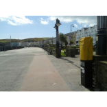 Pay & Display Machines Covered On Douglas Promenade. 