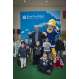 Fireman Sam is hot ticket for children in fancy dress at Stretford Mall's half term fun event