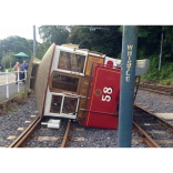 MER Services Halted By Overturned Tram Carriage This Morning