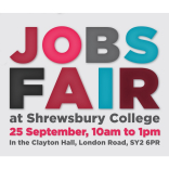 Jobs Fair and recruitment event to be held at Shrewsbury College