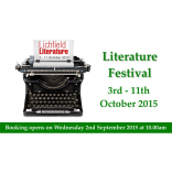 Look what’s on in Lichfield on the weekend of 2nd to 4th October 2015.