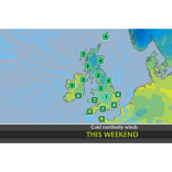 Which City is going to be the coldest area in the UK this weekend?