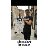 Signed Fulham Football Shirt (current team) up for auction at #Banstead Infant School
