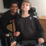 BBC Presenter Naga Munchetty pops in to say Hello at The Children’s Trust @Childrens_Trust