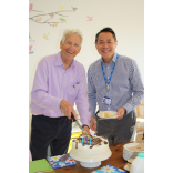 News Presenter Nicholas Owen has Birthday treat @Childrens_Trust