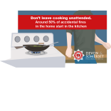Don't be distracted while in the kitchen!