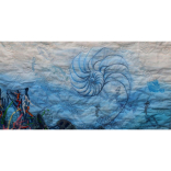 A stitch in time?  Quilt turns litter into art